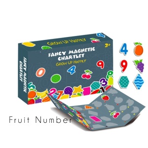 Joc Puzzle magnetic cifre si fructe Fancy Chartlet - Img 5