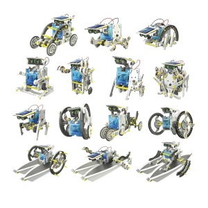 Kit robotica 14 in 1, de constructie cu energie solara - Img 10