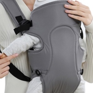 Marsupiu ergonomic pentru bebelusi, Full gri - Img 3