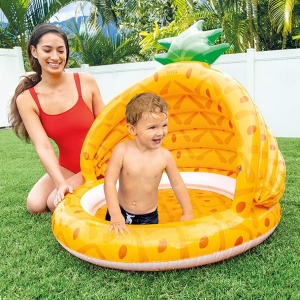 Piscina gonflabila Intex pentru copii Ananas, Pineapple, 102 x 94 cm, 58414 - Img 4