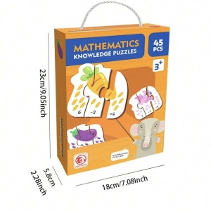 Puzzle educativ 45 piese mari Matematica – Invatam adunarea prin imagini - Img 8