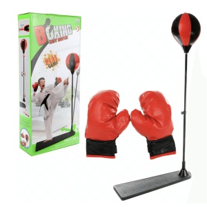 Sac de box cu Stand reglabil pe inaltime, cu manusi, pentru copii - Img 1