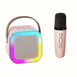 Set Karaoke cu Boxa Difuzor cu Microfon Wireless, cu bluetooth, acumulator - Img 3