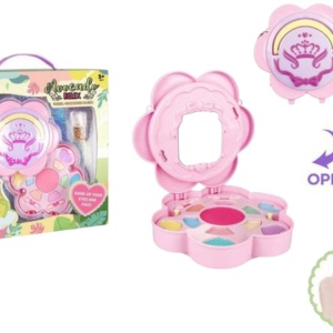 Set Machiaj Paleta cu 11 farduri si oglinda, in forma de floare - Img 1