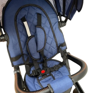 Tricicleta cu far luminos si sunete, Maner reversibil, SL03 - Albastru - Img 16
