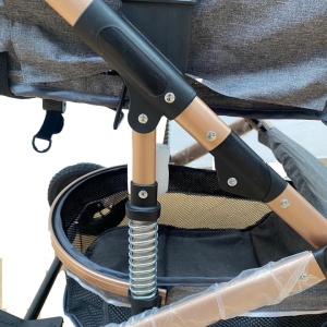 Carucior 2 in 1, reversibil, cu suspensii, T7 albastru - L-Sun - Img 8
