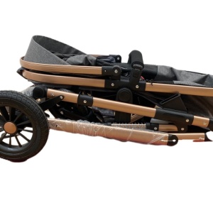 Carucior 2 in 1, reversibil, cu suspensii, T7 albastru - L-Sun - Img 12