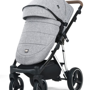 Carucior 3 in 1, G9 Luxury Gri, reversibil, cu suspensii - Img 2