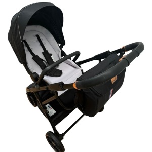 Carucior reversibil pliabil, cu husa picioare, 0-36 luni, C7 Negru - Img 12