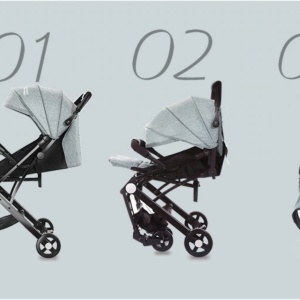 Carucior sport copii, pliere compacta, cu sistem troller, C8 Mickey Mouse - Img 17