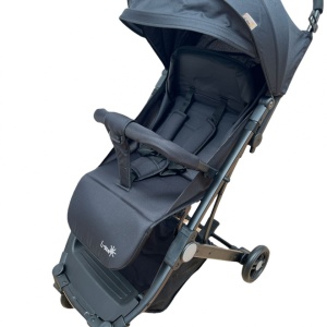 Carucior sport copii, pliere compacta pentru avion, cu sistem troller, C8 negru - Img 3