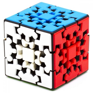 Cub mecanic 3x3x3, Yumo Gear Cube, de viteza Speedcube - Img 1