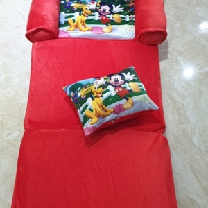 Fotoliu si perna Clubul lui Mickey Mouse, cu 3 placi, Extensibil la 115 cm - Img 5