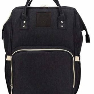 Geanta rucsac Living Share pentru mamicile de bebelusi, negru - Img 1