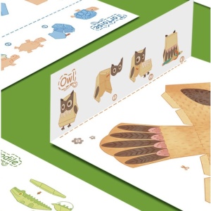 Joc de creatie Origami cu 10 animale - Img 15