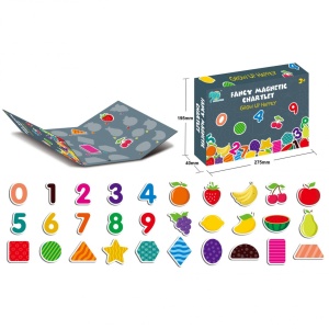 Joc Puzzle magnetic cifre si fructe Fancy Chartlet - Img 7