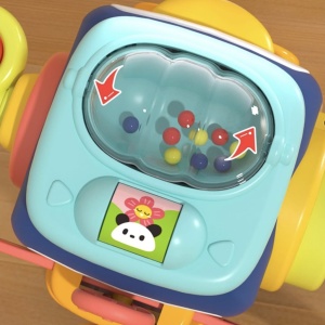 Jucarie interactiva cu activitati pentru bebelusi, Puzzle Busy Box - Img 2