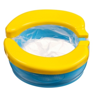 Olita portabila, de calatorie, Banana Travel Potty, albastru - Krista® - Img 3