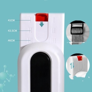 Premergator si Antemergator reglabil pe inaltime, cu roti de silicon, 932, rosu - Img 3