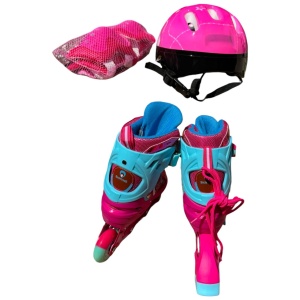 Role copii MY-918TDS, 31-34 roz S, 4 roti, 3 in 1, cu accesorii de protectie, masuri reglabile - Img 5