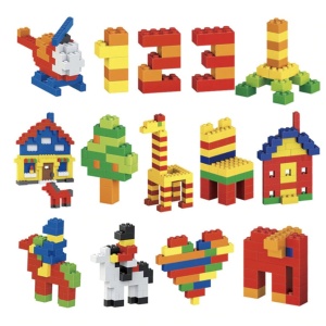 Set 500 piese cuburi de constructie - Img 6