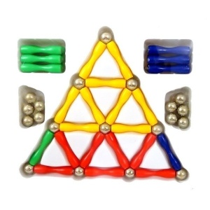 Set constructie Magnetic 50 piese Magnetspiel - Img 1