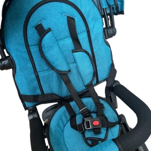 Tricicleta cu scaun reversibil si pozitie de somn, SL02 - Verde - Img 12