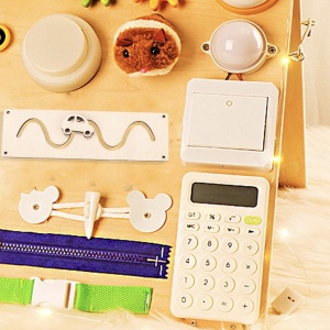 Accesoriu pentru Busy Board Labirint cu masinuta, din lemn - Img 2