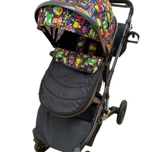 Carucior 2 in 1, reversibil, cu suspensii, T7 Multicolor - Img 2