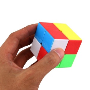 Cub mecanic 2x2x2, multicolor, Stickerless, de viteza Speedcube mecanic - Img 6