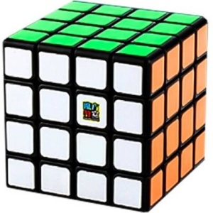 Cub mecanic 4x4x4 antistres, Moyu multicolor Black Line, de viteza, Speedcube - Img 5