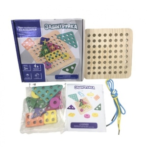 Joc de Montessori de snuruit forme geometrice - Img 4