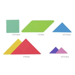 Joc Montessori, Tangram Magnetic - Img 15
