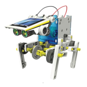 Kit robotica 14 in 1, de constructie cu energie solara - Img 7
