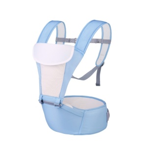 Marsupiu ergonomic cu scaunel de sustinere, MD2001, bleu - Img 4
