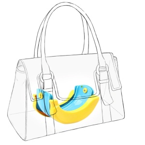 Olita portabila, de calatorie, Banana Travel Potty, albastru - Krista® - Img 9
