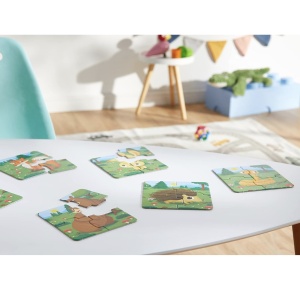 Set 6 puzzle cu animale, 24 piese mari, Baby Puzzle, 1-4 ani - Img 4
