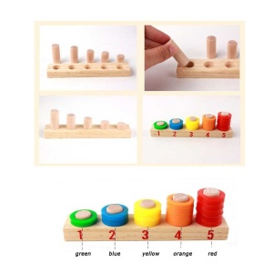 Tabla Multifunctionala De Matematica Din Lemn Donuts - Img 6