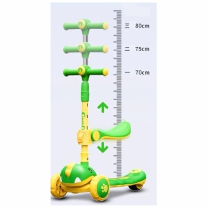 Trotineta 6 in 1, TR36 Dinozaurul Maro, cu maner de impins si bare de protectie 2-12 ani - Img 10