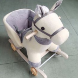 Unicornul Magic Din Plus Balansoar Si Cu Roti, Alb - Img 3