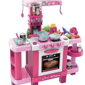 Bucatarie completa cu 39 accesorii, sunete si lumini, Little Chef 008-938 - Img 1