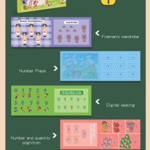 Carte cu activitati educative, Quiet Book 123, Invata Cifrele - Img 2