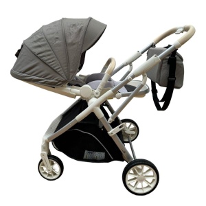 Carucior reversibil pliabil, cu husa picioare, 0-36 luni, C7 Verde - Img 12