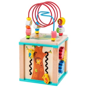 Cub multifunctional 5 in 1, cu labirint de bile - Bufnita - Img 5