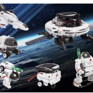 Kit solar 6 in 1 STEM de construit cu tematica flota Spatiului cosmic - Img 5