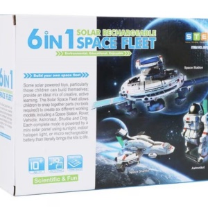 Kit solar 6 in 1 STEM de construit cu tematica flota Spatiului cosmic - Img 7