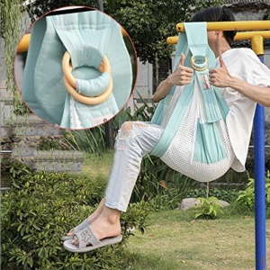 Marsupiu wrap, sling cu inele, pentru bebelusi, vernil plasa - Img 4