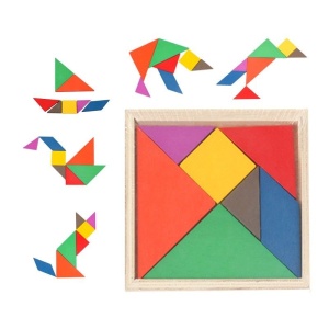 Puzzle Chinezesc Tangram Mic - Img 1