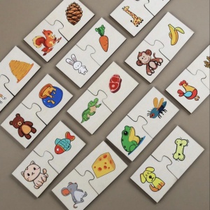 Puzzle de Asociere cu Animale si evolutia lor, 24 Piese - Img 4