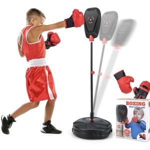 Sac de box cu manusi, inaltime reglabila 85 - 130 cm - Img 1